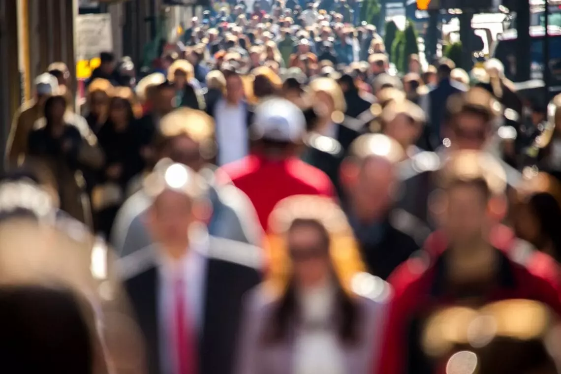 people in crowd