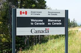 Welcome To Canada Sign